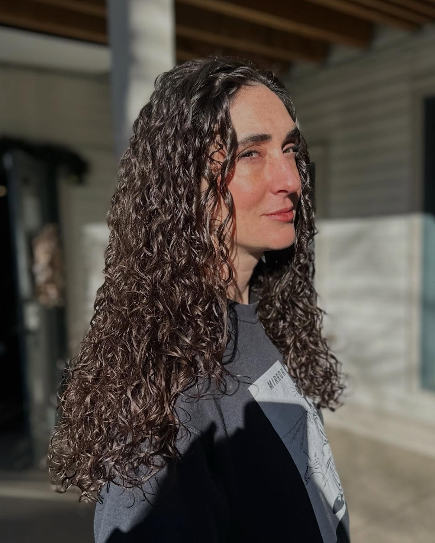 Things to ask for to get a great curly haircut:

&bull;  Shape &gt; Are you looking for a round, oval, triangular, or diamond shaped haircut?

&bull; Texture &gt; Do you like the ends to feel blunt and thick or soft and wispy?

&bull; Maintenance &gt