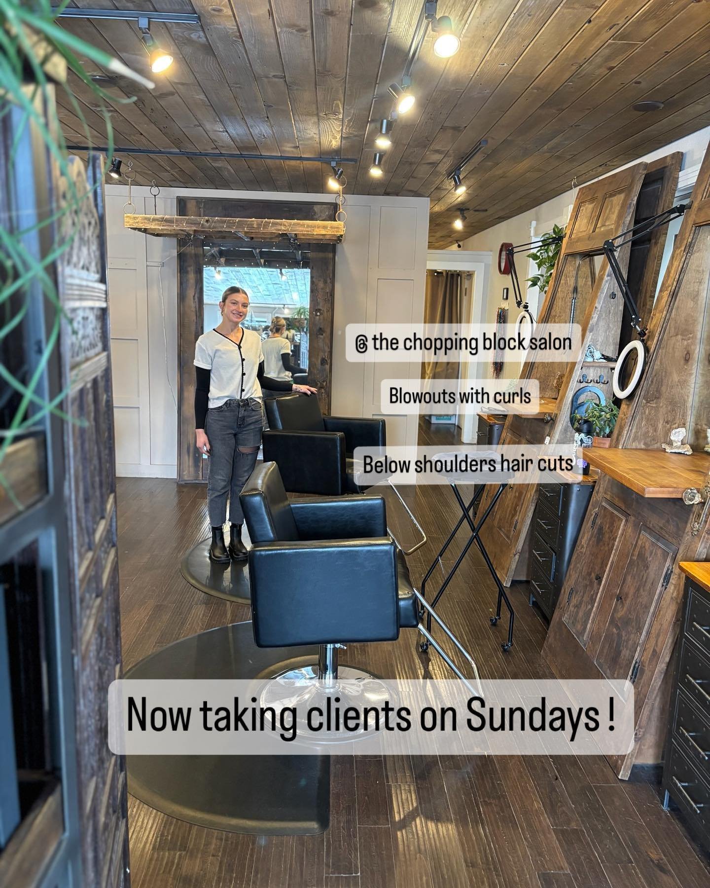 Hey, I&rsquo;m Jess! I am an apprentice at Chopping Block Salon. 

I take clients on Sundays and help the other stylists on Thursday and Saturday mornings. 

You might also recognize me from my other job, bartending at Radicato. 

I am learning one s