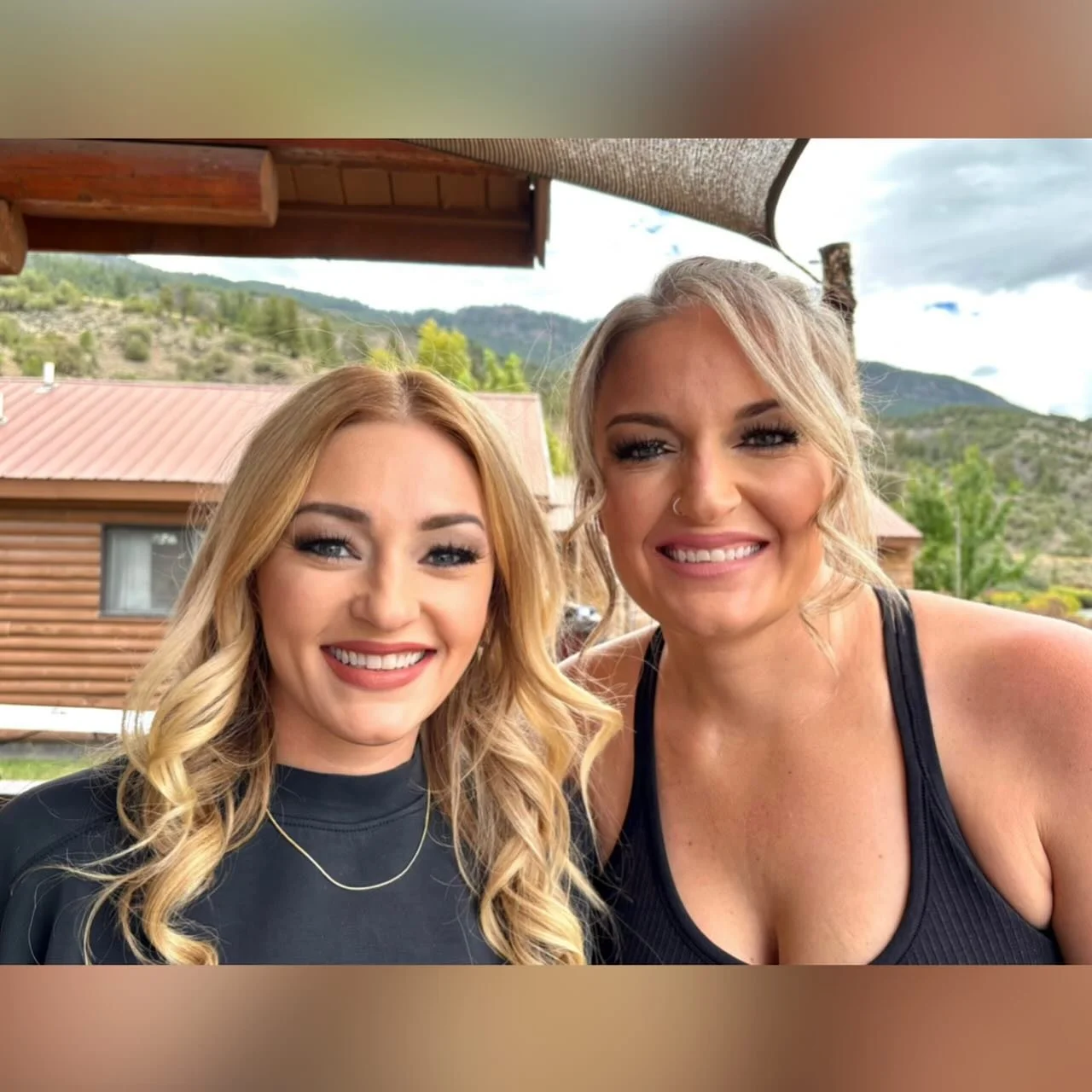 We went from her teaching me science in 7th grade to me now doing her makeup for her wedding day!!🥹💕

Mrs. Wilson and her sister! Loved them both!