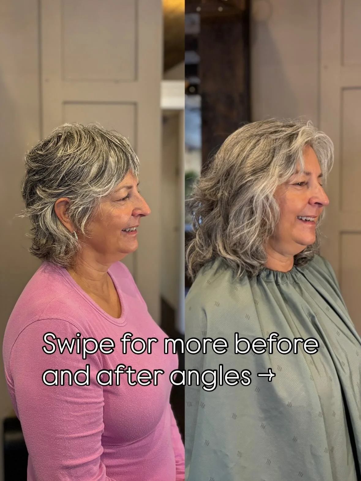 What is this haircut called? There are a few names floating around for this trendy vintage style. What do you think of? 

While you&rsquo;re thinking, I&rsquo;ll tell you what I love about this for her. The natural wavy curl is bouncy and fun with th