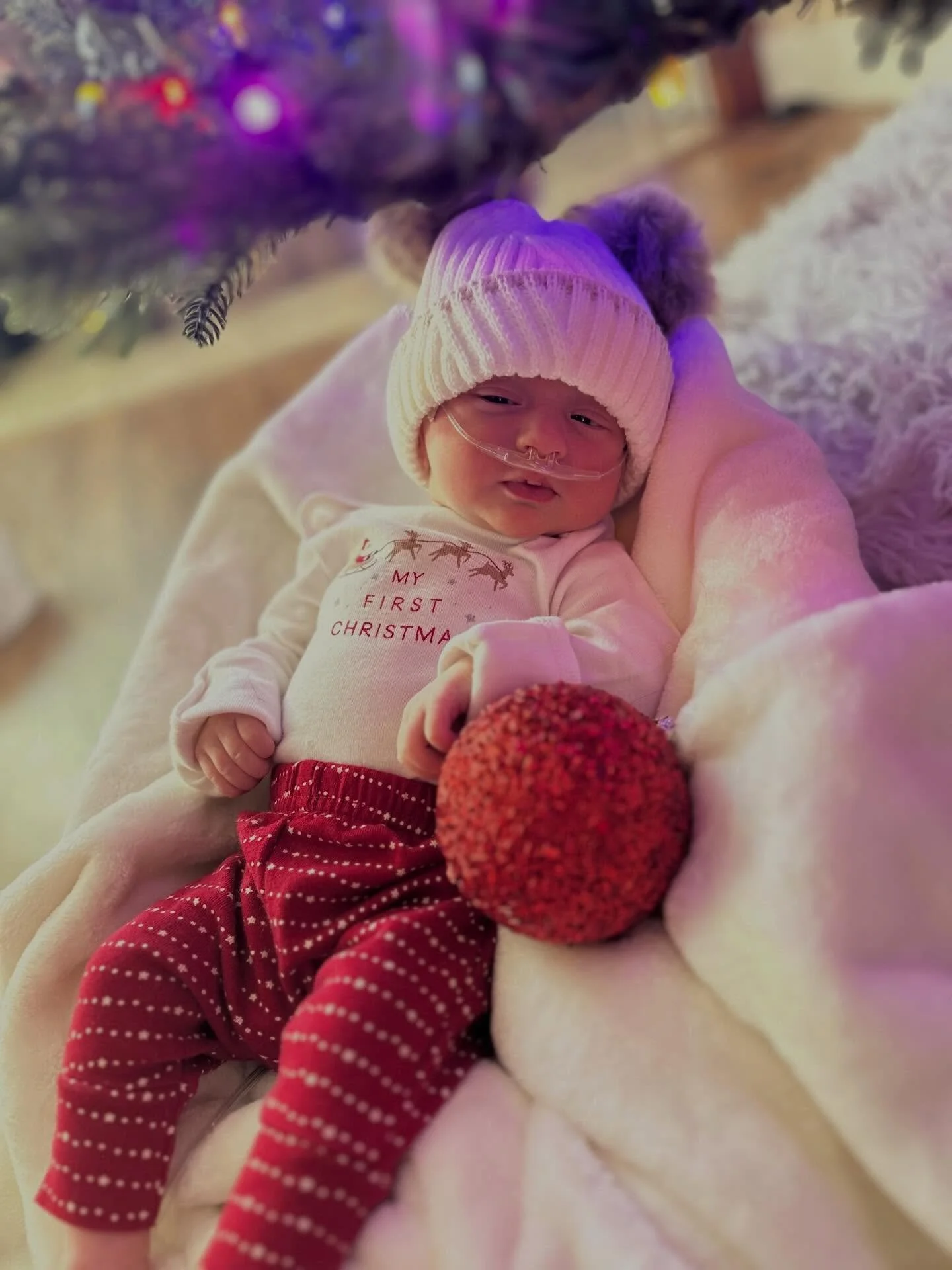 Welcome to the world Hazel Grace Yorek 💕

Our beautiful baby girl was born on 12/13/25

We are so thankful for our early Christmas present. Making this the best Christmas of all 🎄❤️

(P.s. she is on oxygen for a little bit just for extra assistance