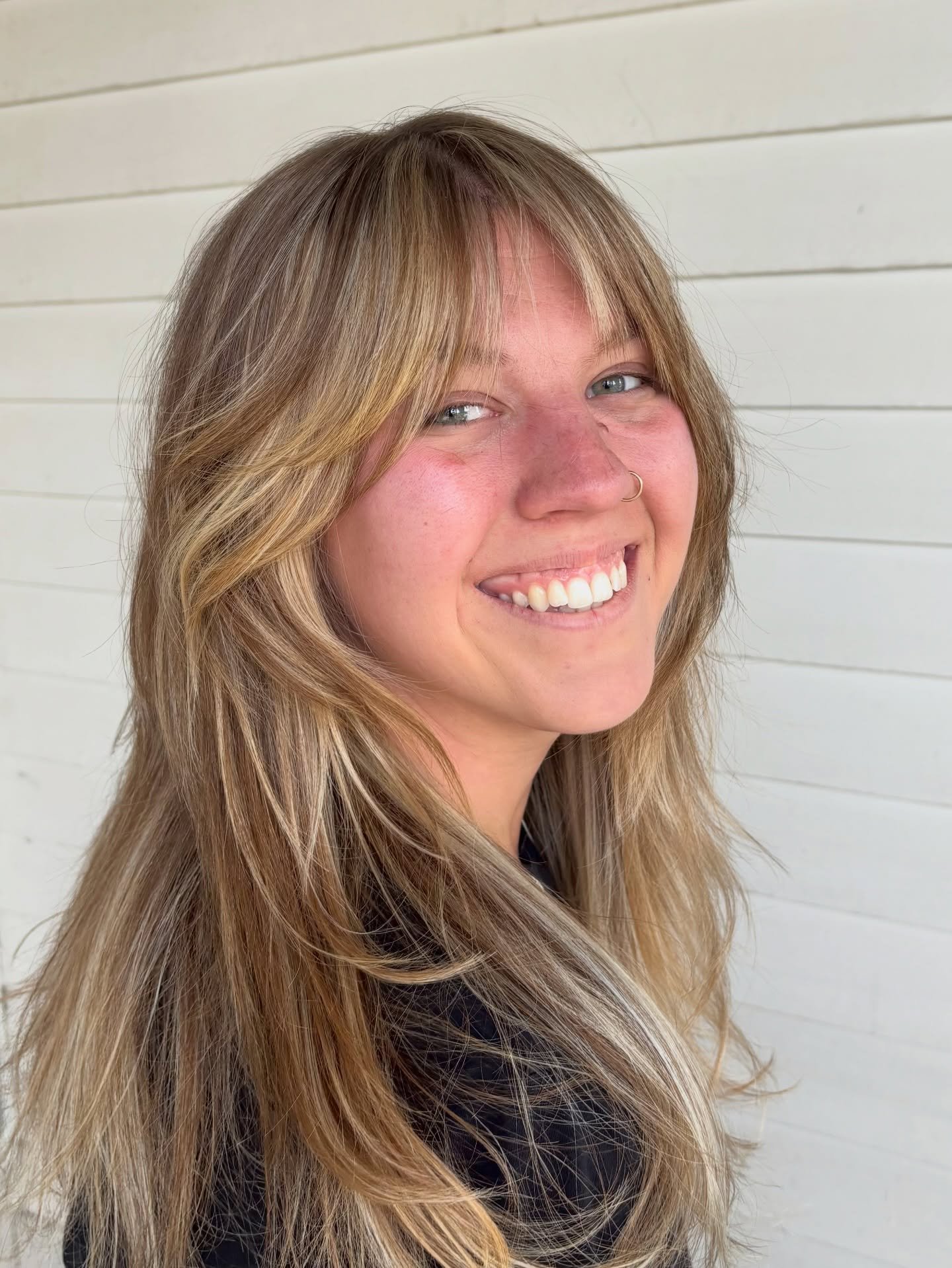 Once a year, &ldquo;whether you need it or not&rdquo; the local girlies come get a chop! This Summit County teacher and pop culture trivia queen is getting married this fall and wanted to try on the shag haircut and bangs for a possible wedding look.