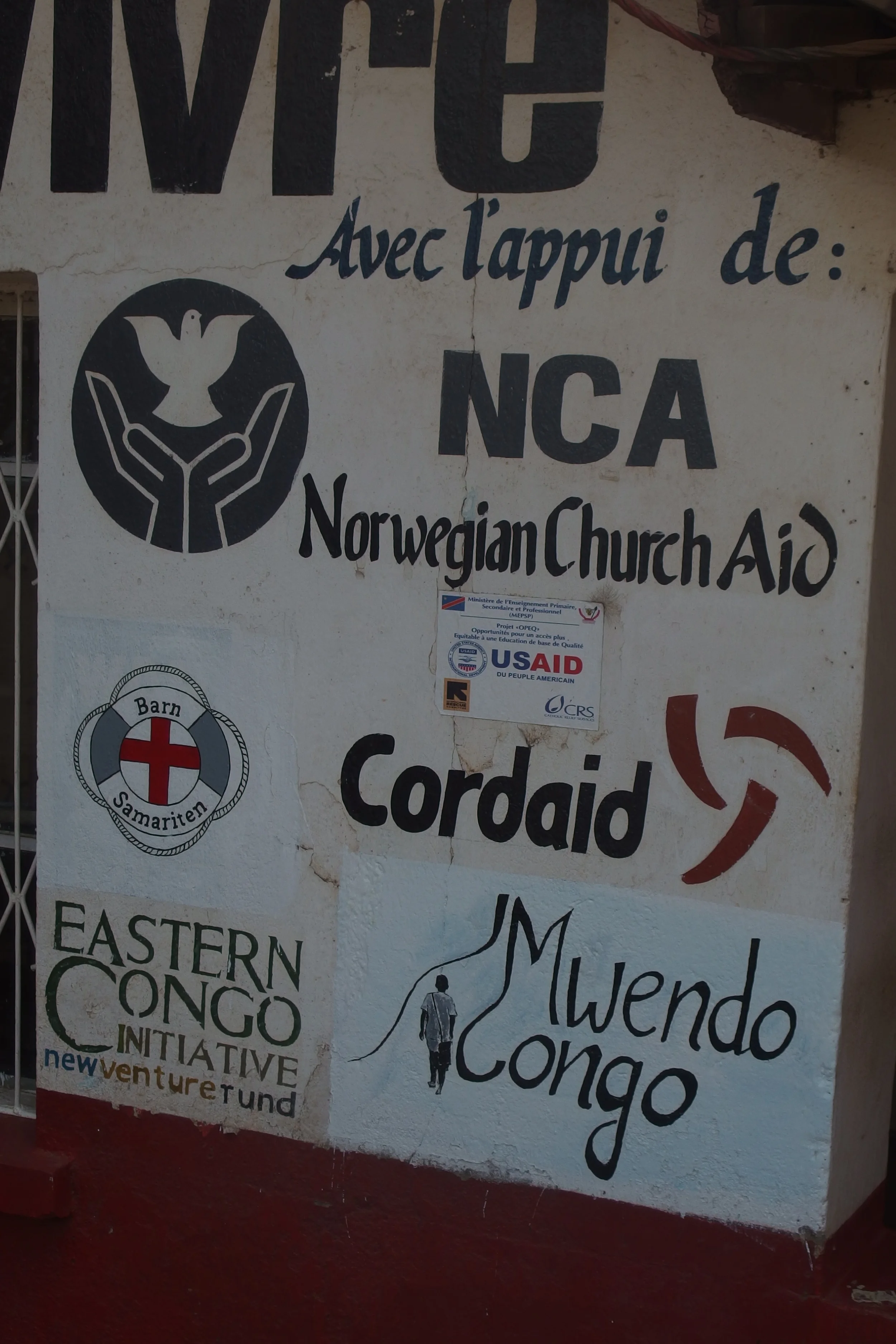 Mwendo Congo on the wall of Lav's Supporters