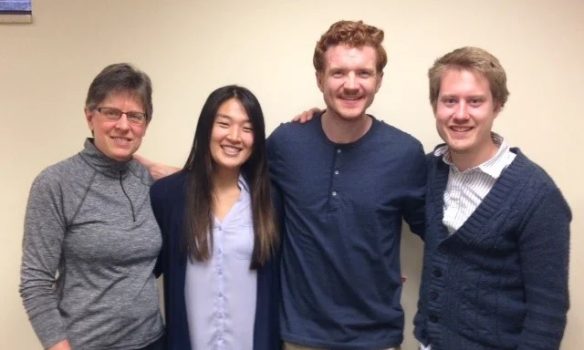 Current board members Liz Andress, Keira Kim, Luke Jerviss & Peder Garnaas-Halvorson