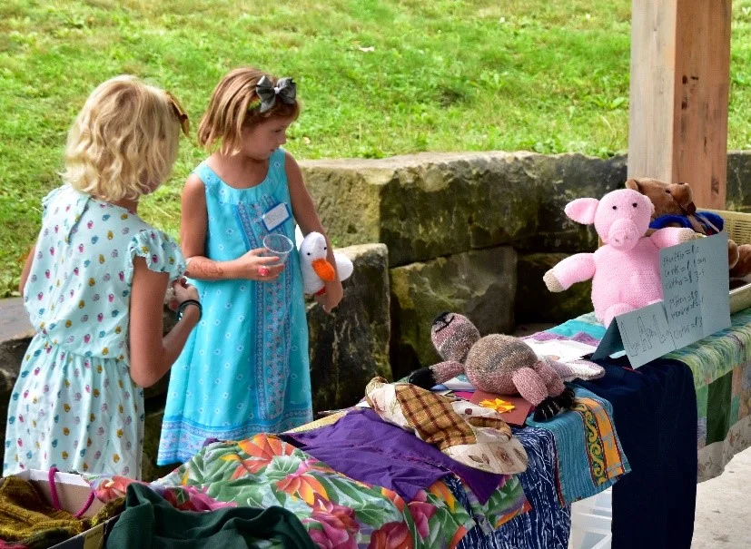 Proceeds from a craft sale were donated to Mwendo Congo. Thanks to Karen Franzmeier who created all the fun items, and to the kids who oversaw sales!