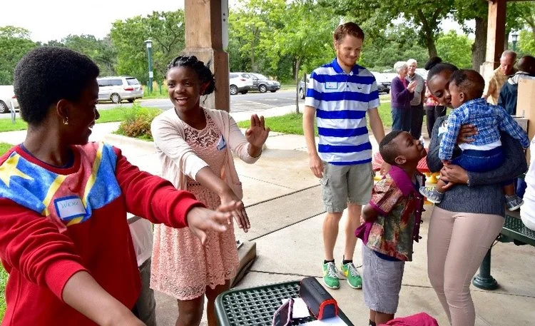 MUSIC, DANCING, BABIES, NICE WEATHER – DOESN’T GET BETTER THAN THAT! THANKS TO THE KUBISA “KIDS” FOR TEACHING SOME GREAT DANCE MOVES!