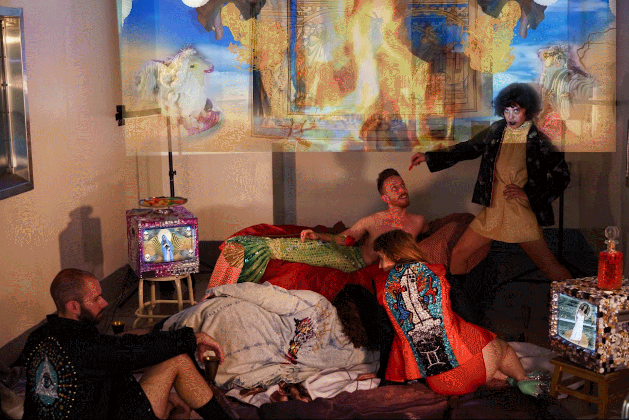 Zito's Chapel video and performance installation Photo by Tiffany Smith