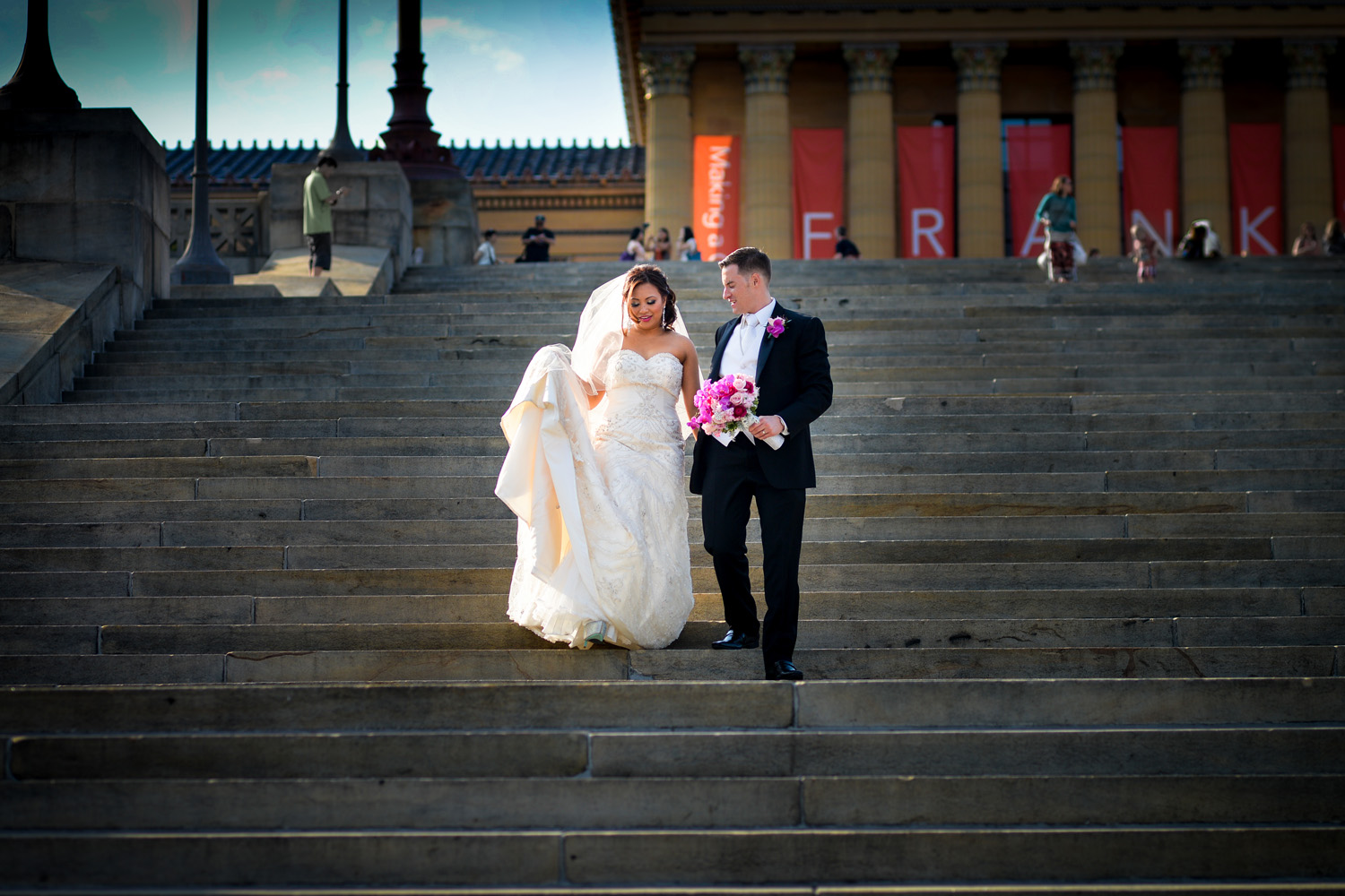 Art Museum steps in Philadelphia / Meyer Photography