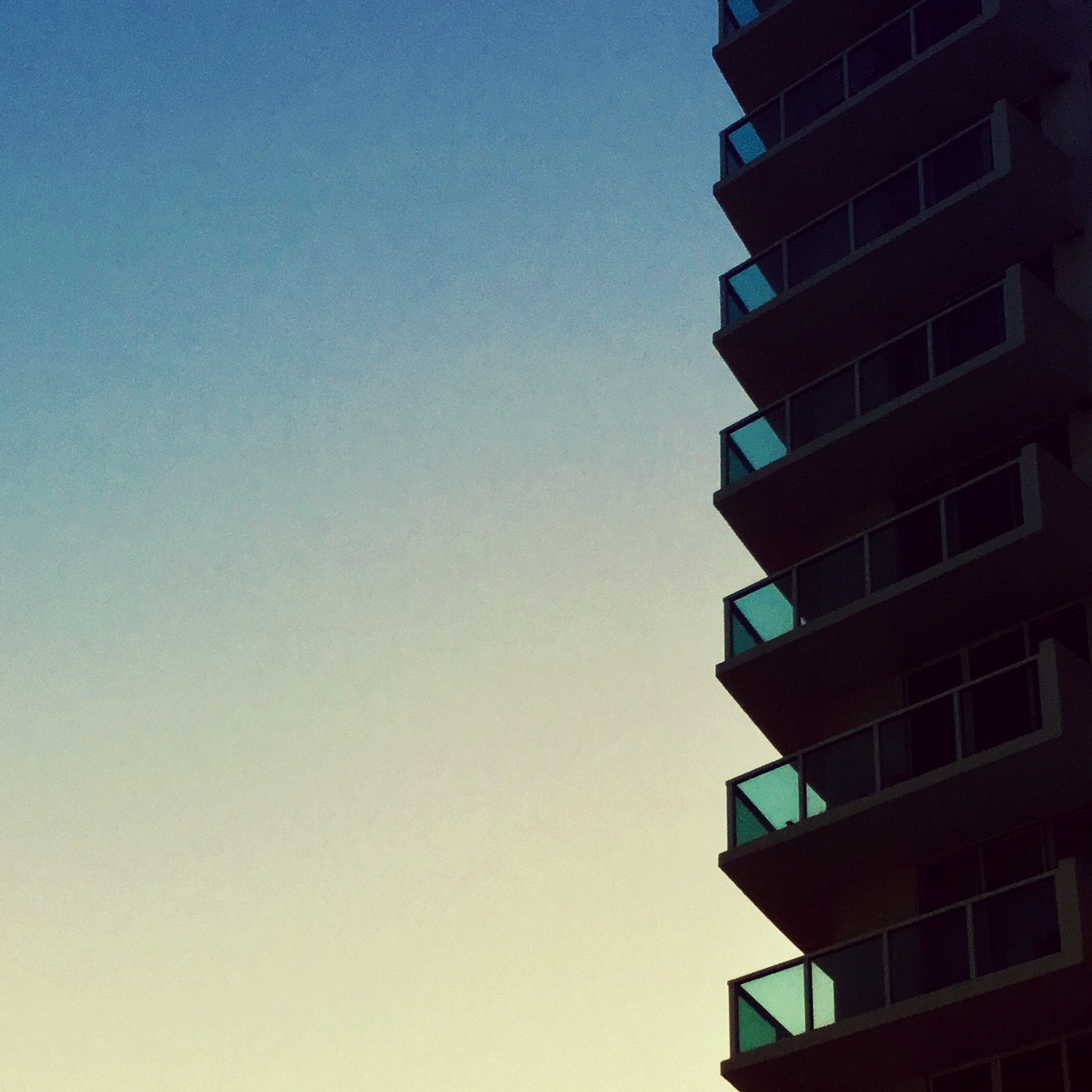 Balconies at Sunset I Coconut Beach, Florida I 2017