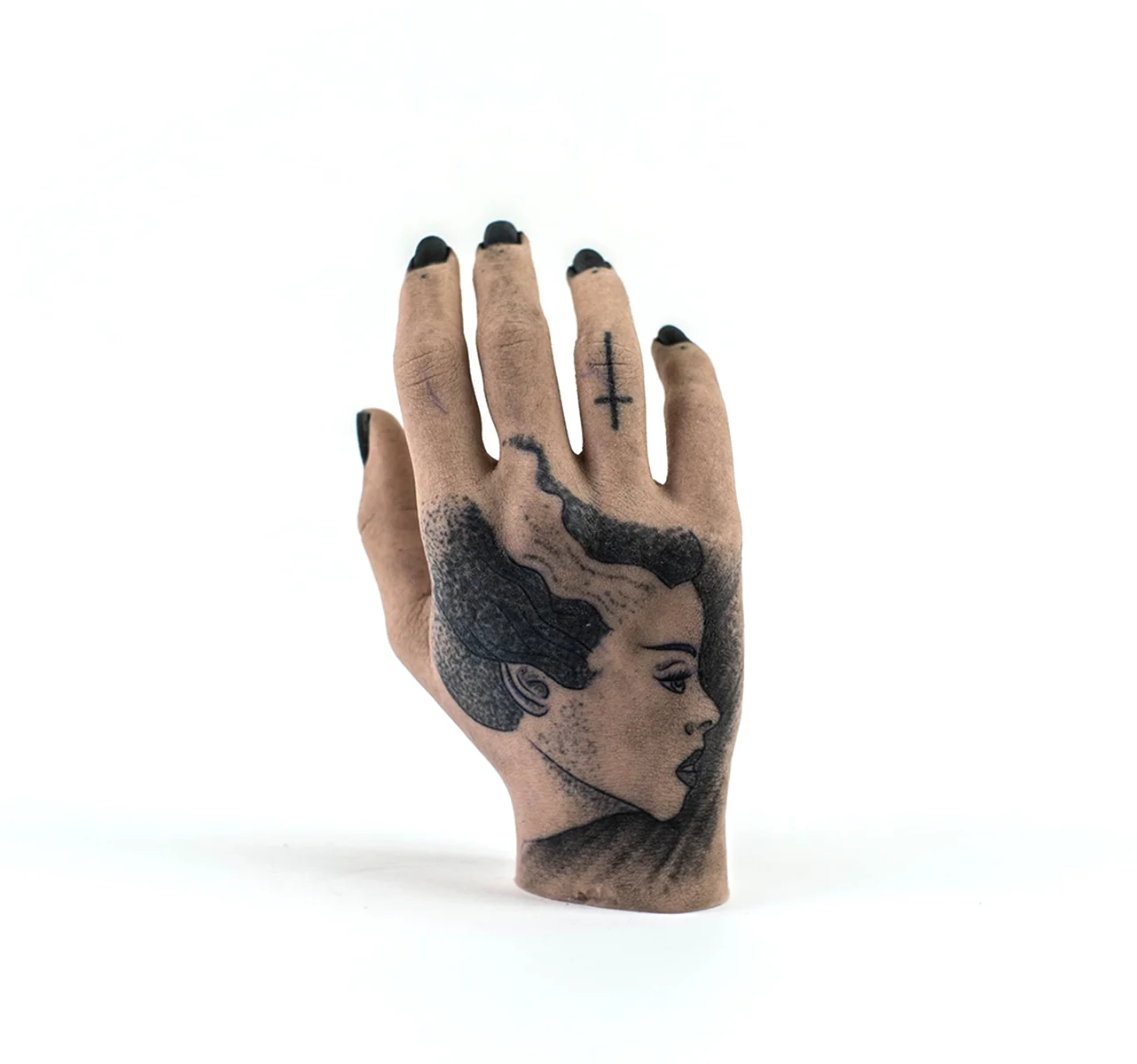 Thing Gallery tattooed hand pig skin