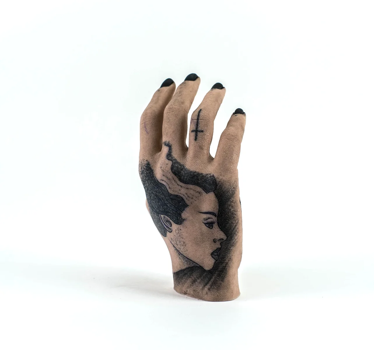 Thing Gallery tattooed hand pig skin