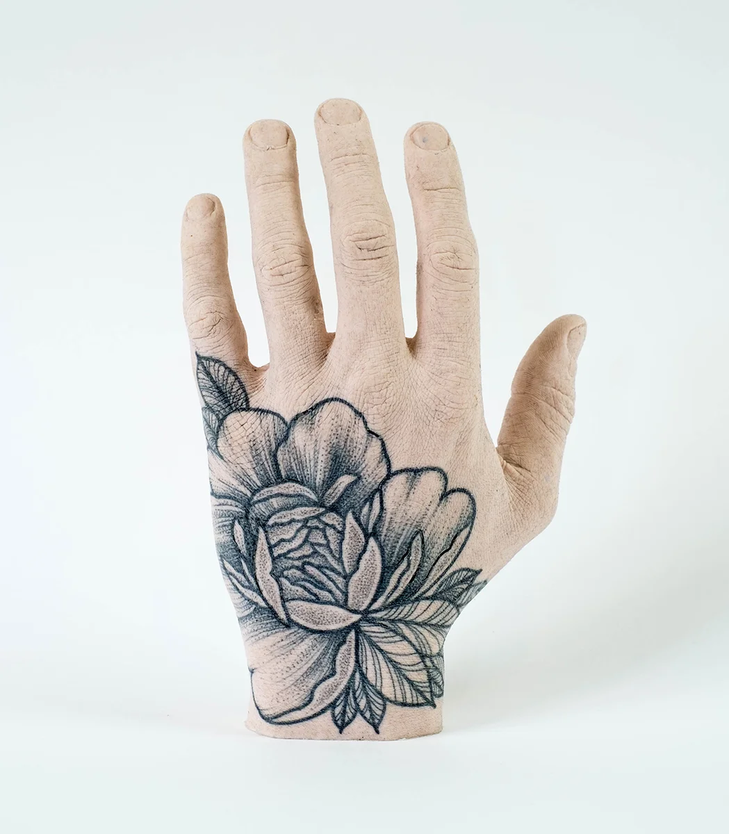 Tattooed hand