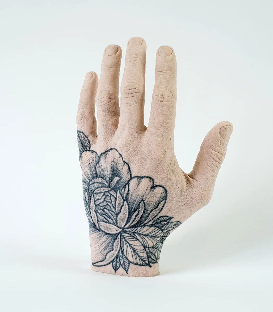 Tattooed hand