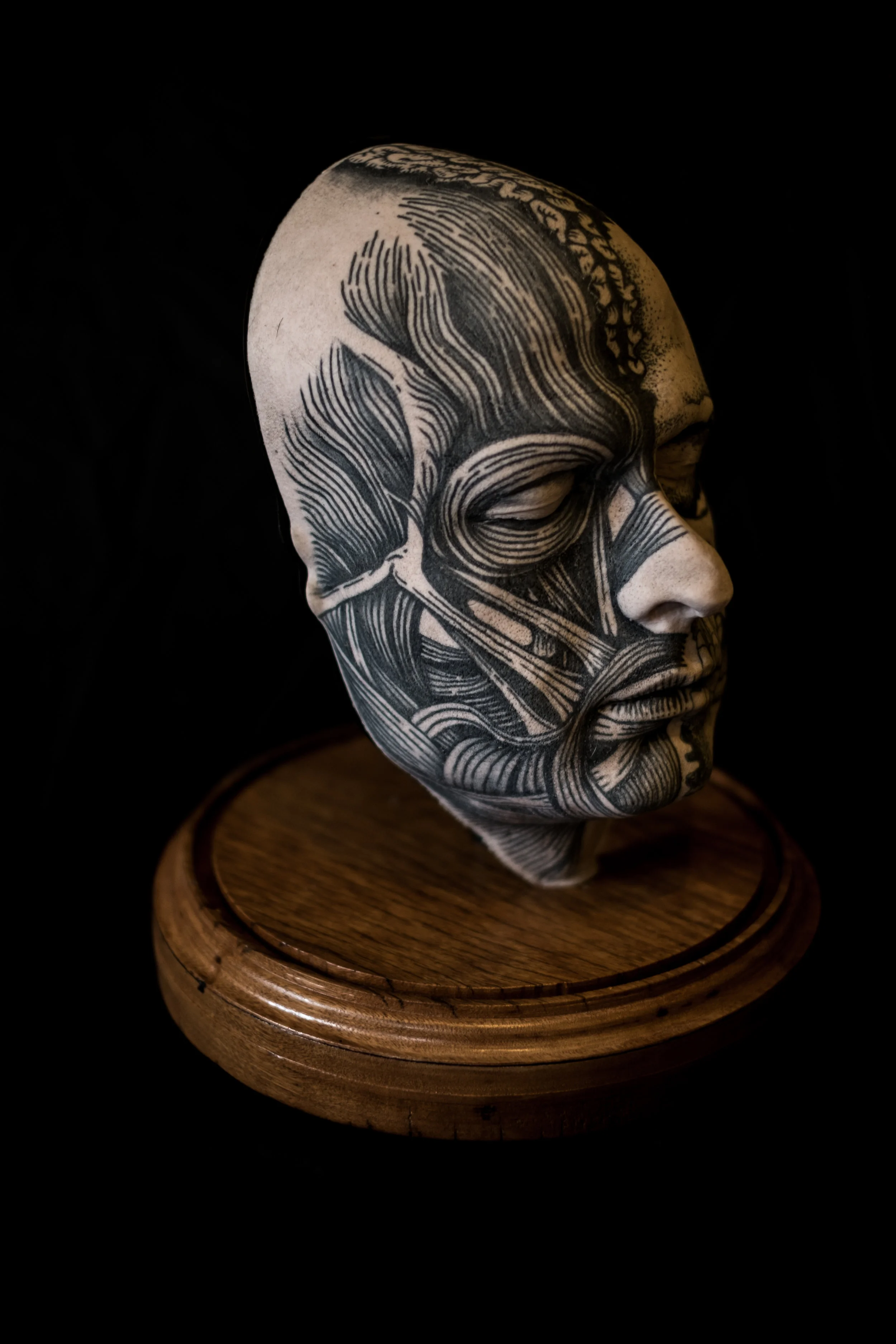 Tattooed face