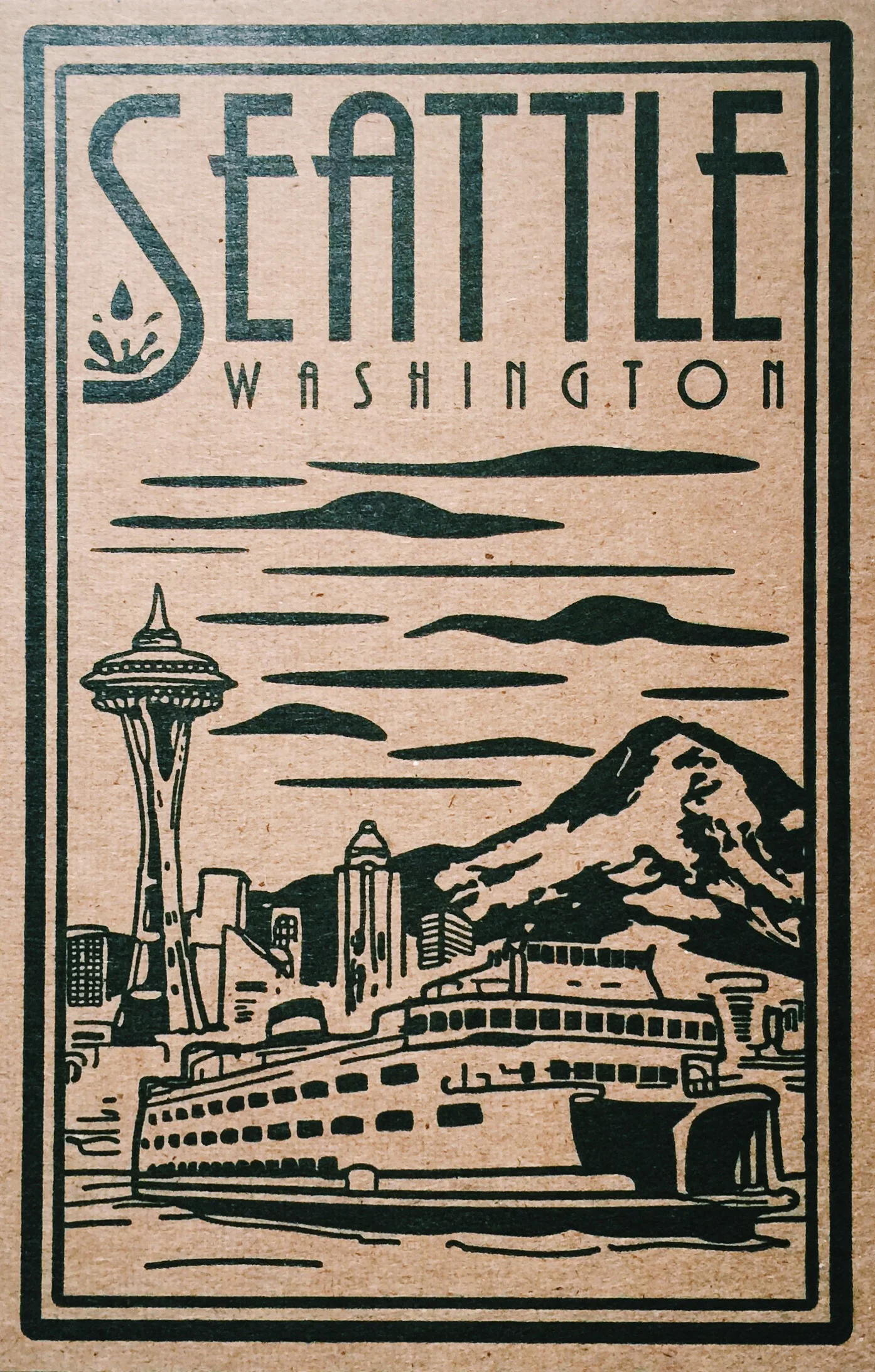 Card designed and sold by Pike St. Press in Seattle, WA