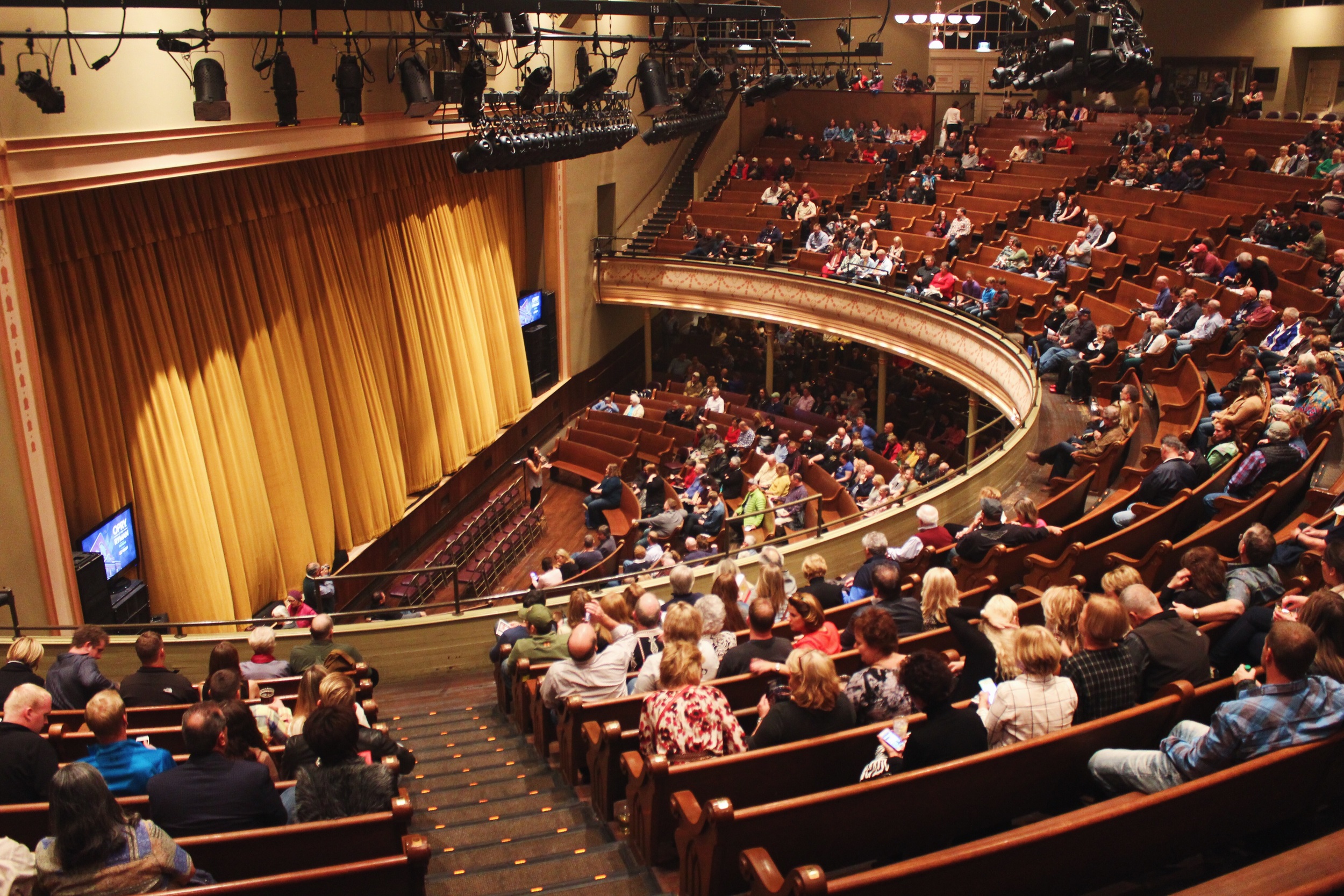 Grand Ole Opry Ryman Auditorium Seating Chart