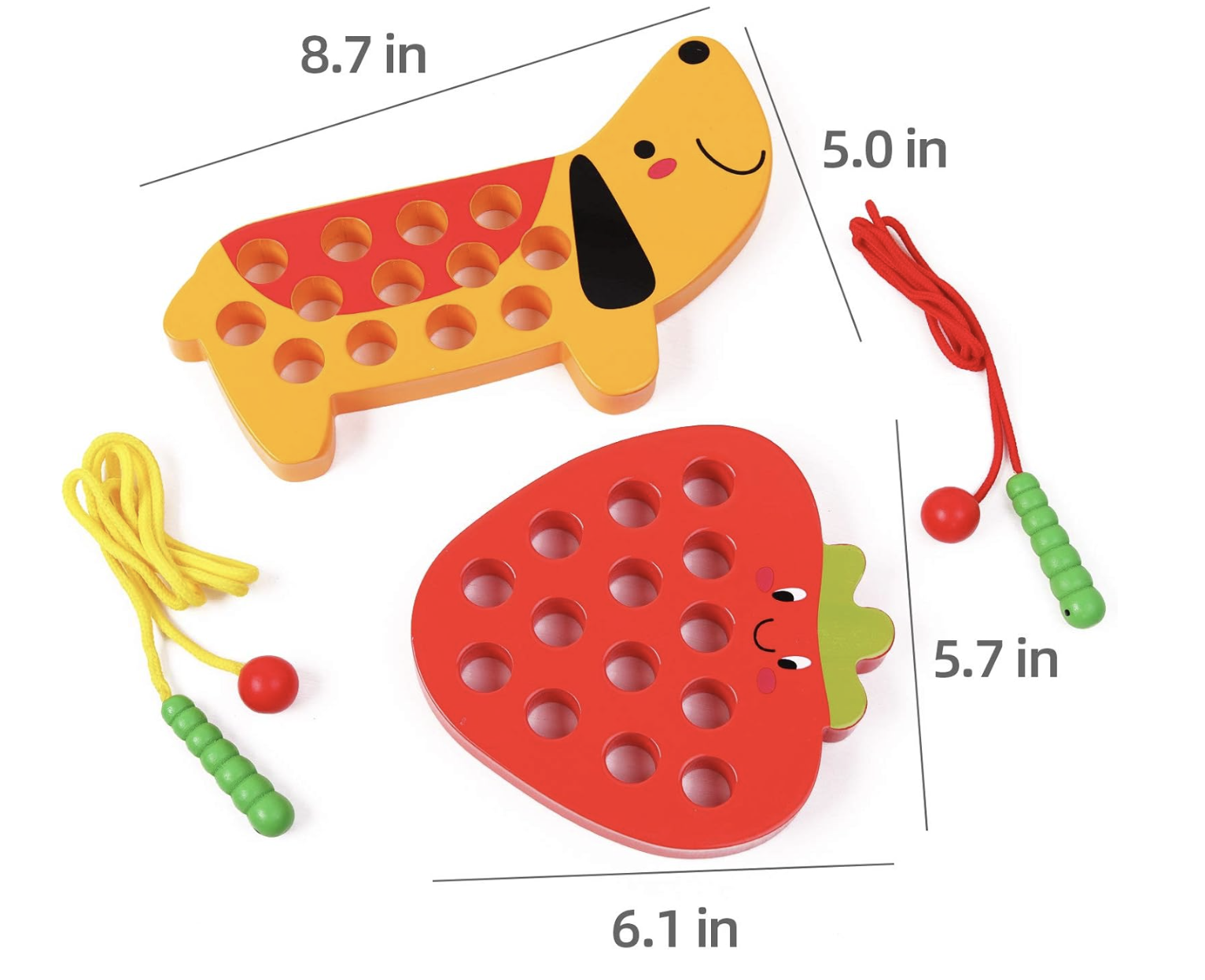 Wooden Lacing Toy