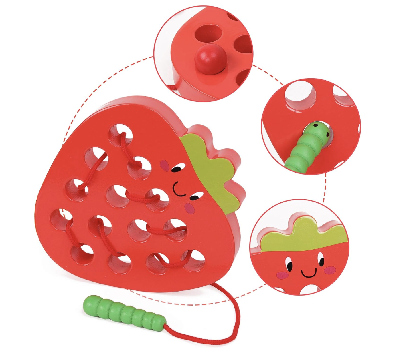Wooden Lacing Toy
