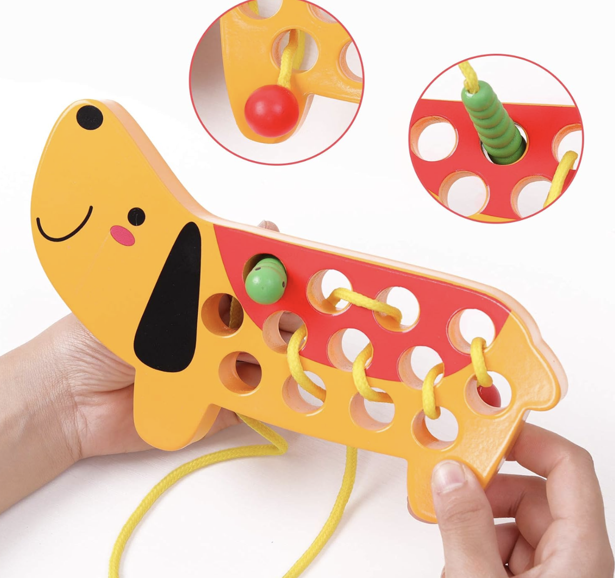 Wooden Lacing Toy