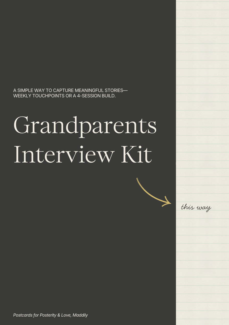 Grandparent Interview Kit Cover