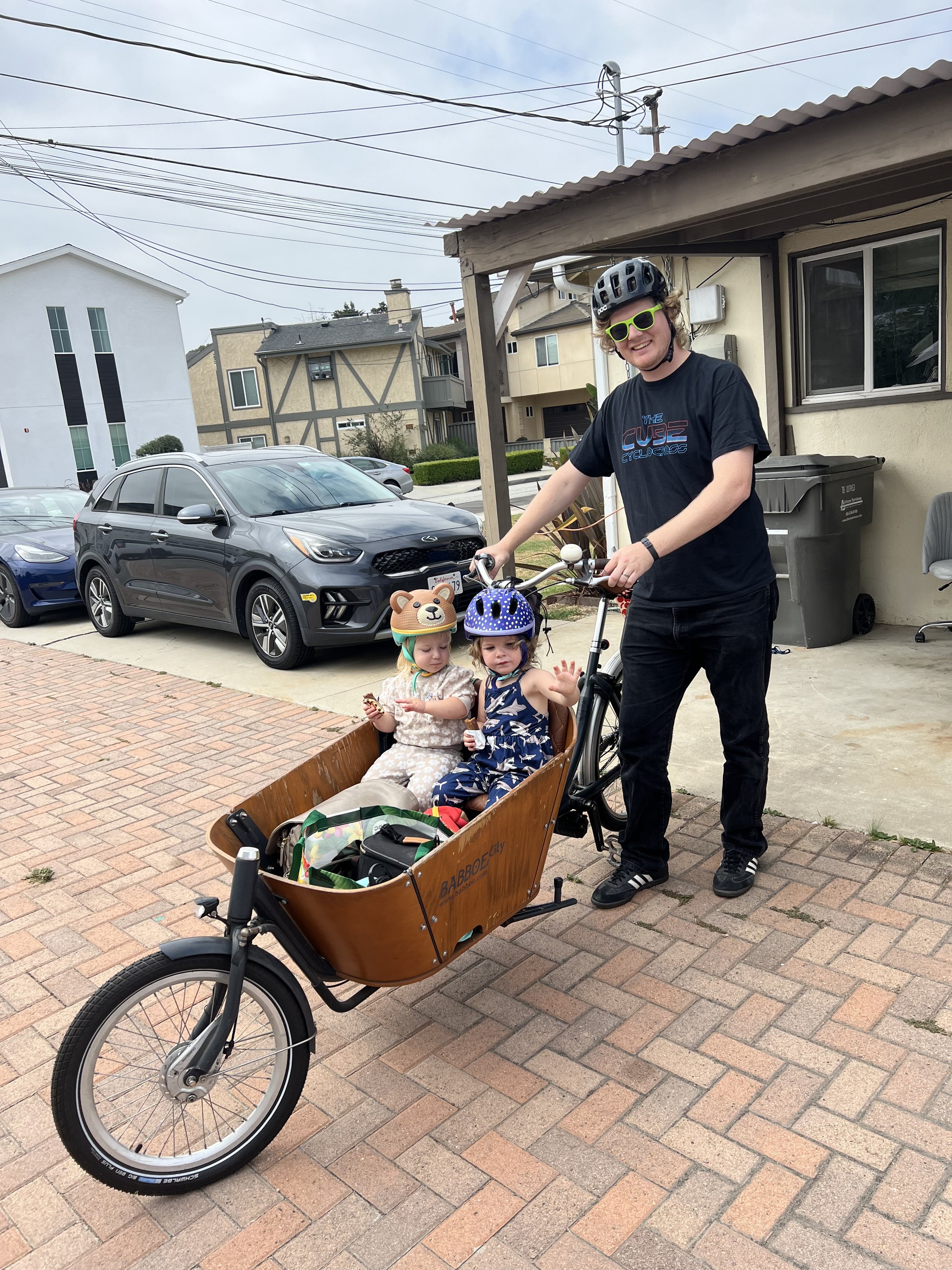 Eden & Paige on a bike ride