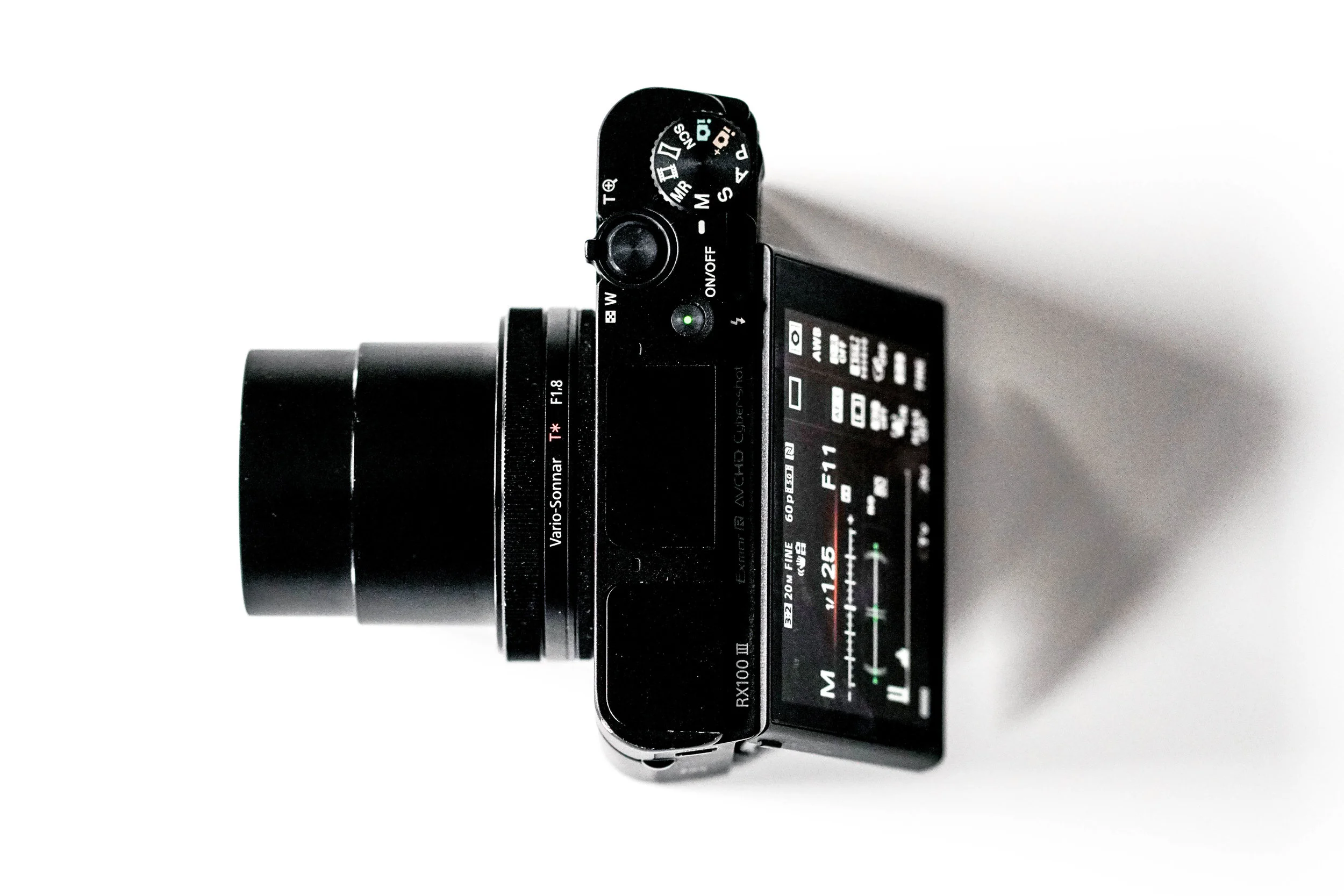 Sony RX100iii Top View