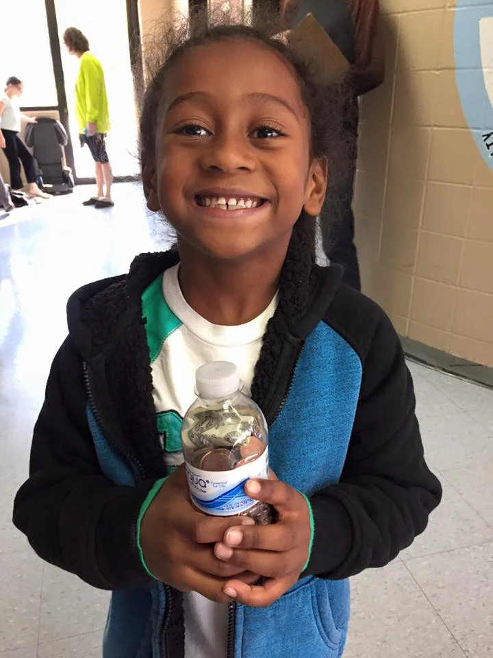 Tua F. Saves his pennies for Thirst Project. He puts the K in SPARK (ans the S in Smile!)