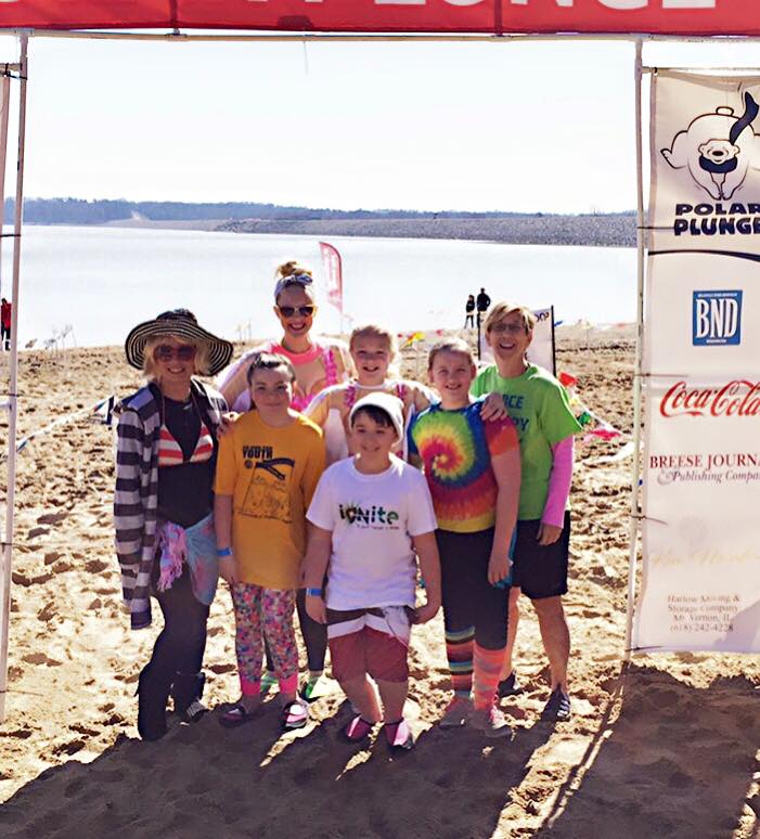 Seven brave Ignite representatives plunged into the 37 degree waters of Carlyle Lake and raised more than $1300 for Special Olympics. Brrr!