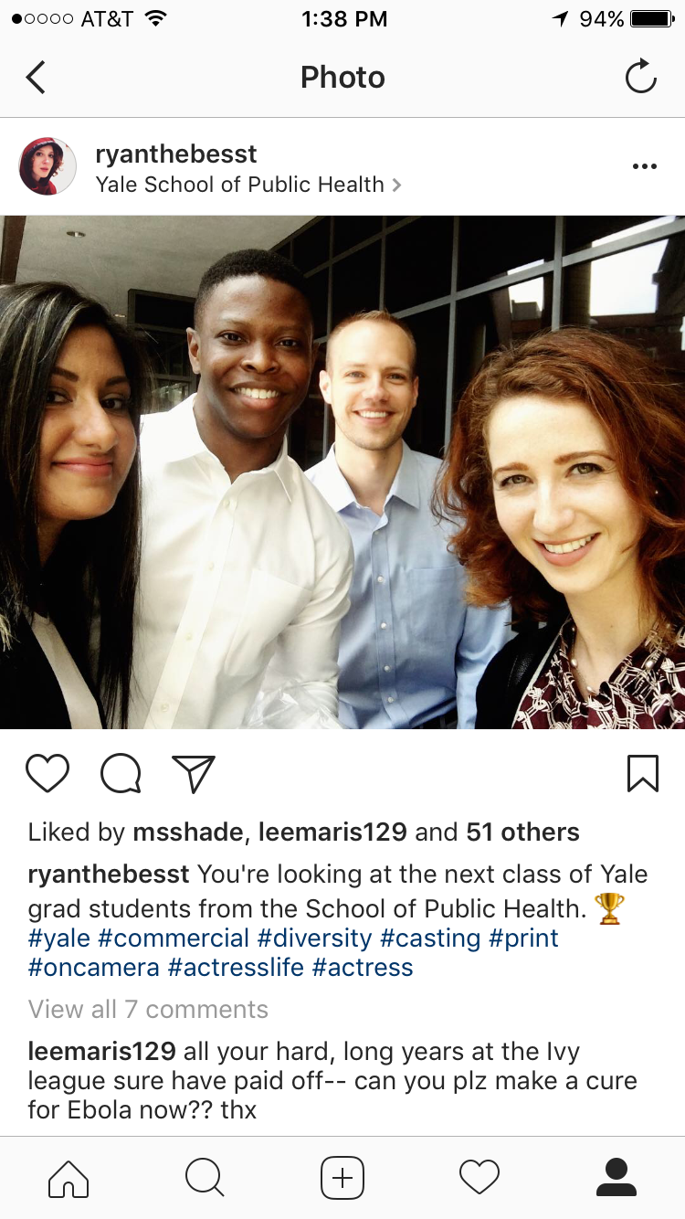 Check out the newest class of graduate students @ Yale School of Public Health