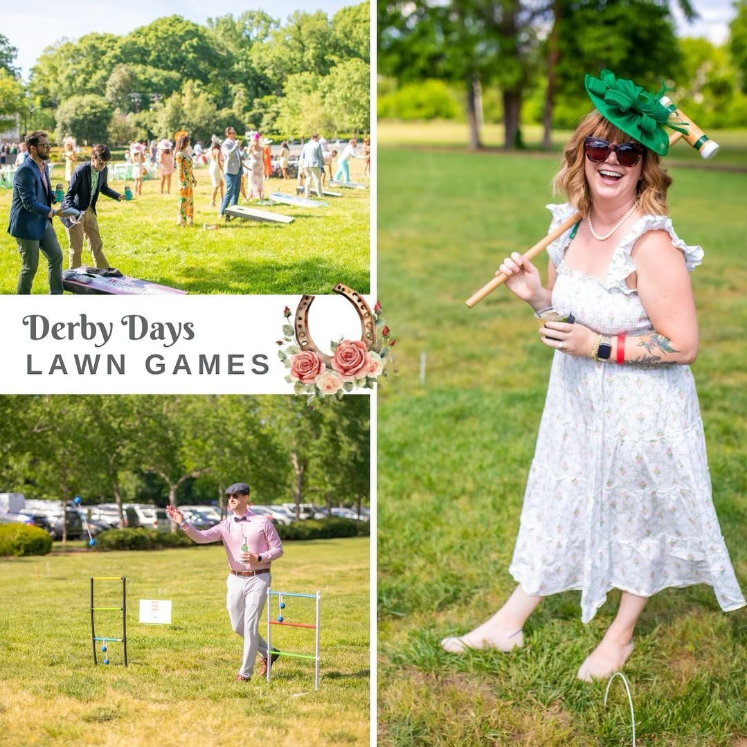 ☀️ This amazing weather has us itching to be outside playing lawn games at Derby Days! And no, it&rsquo;s not the seasonal allergies giving us that feeling 😉 

Derby Days is getting so close, and lawn games are only part of the fun. We can&rsquo;t w