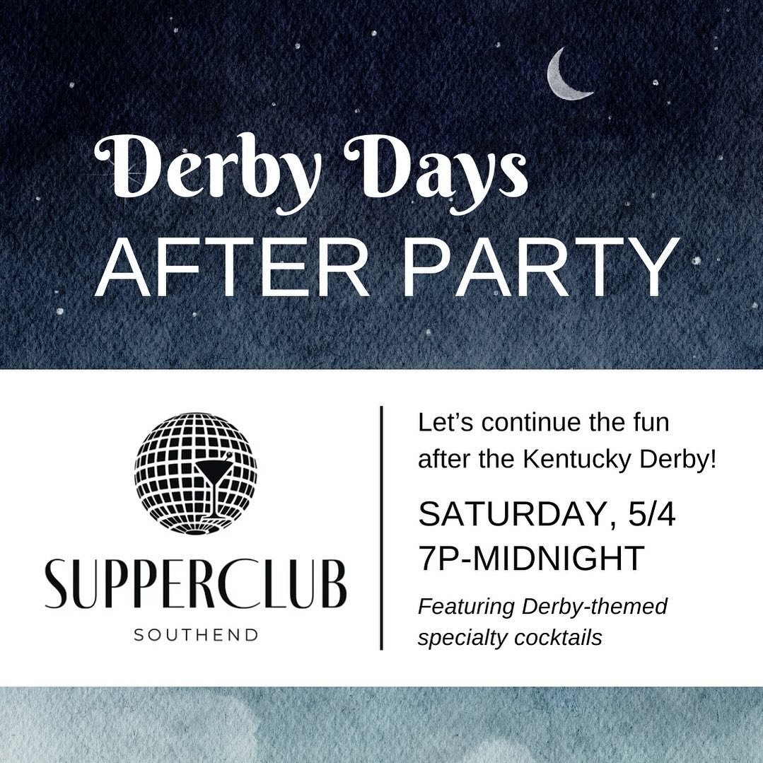 🕺 We know we won&rsquo;t be ready for the fun to end after the Kentucky Derby race, so join us for the official Derby Days After Party at @gotosupperclub in LoSo! They&rsquo;ll have food, games, and derby-inspired drink features 🤗  Derby Days is TH