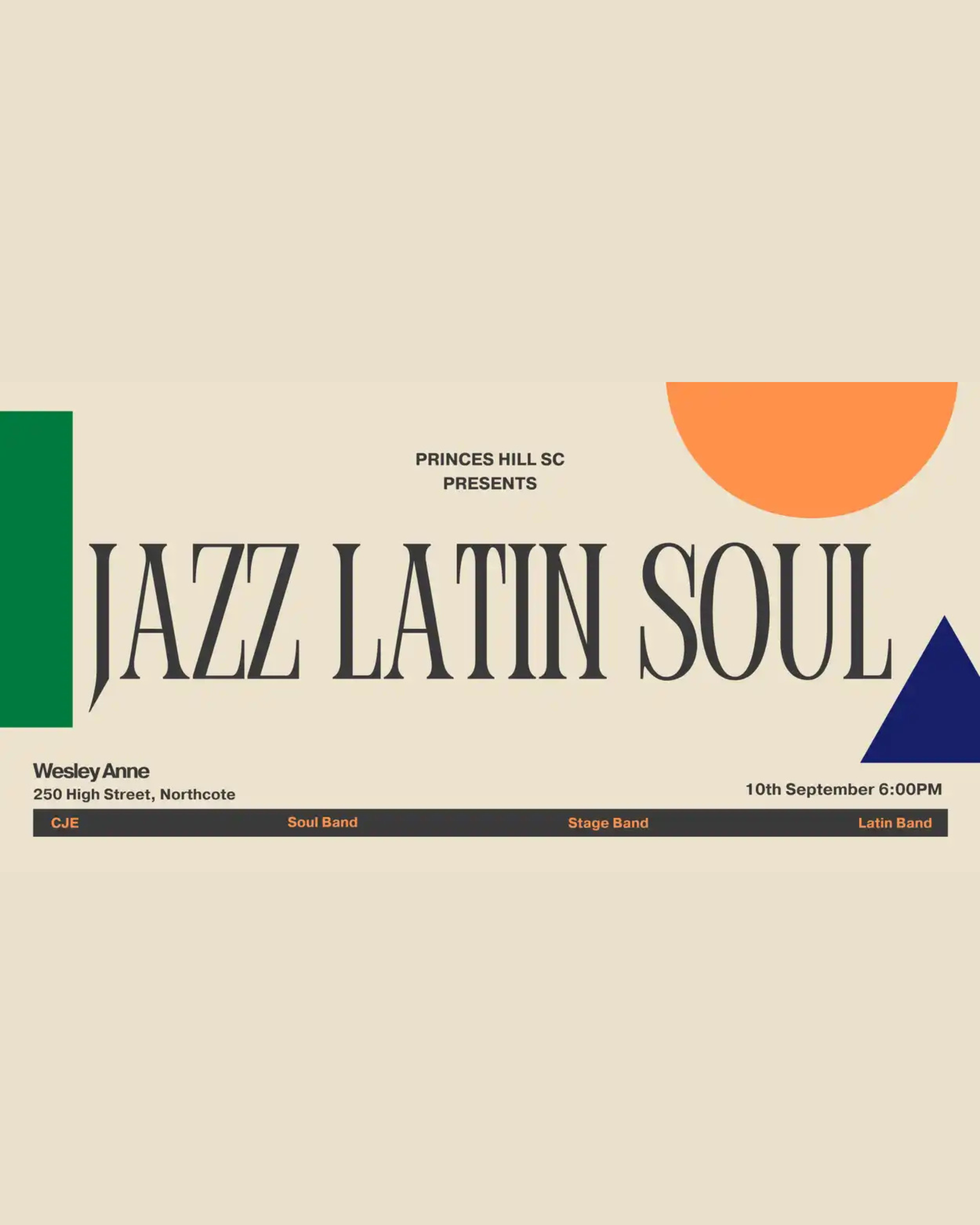 Princess Hill Secondary College - Jazz Latin Soul