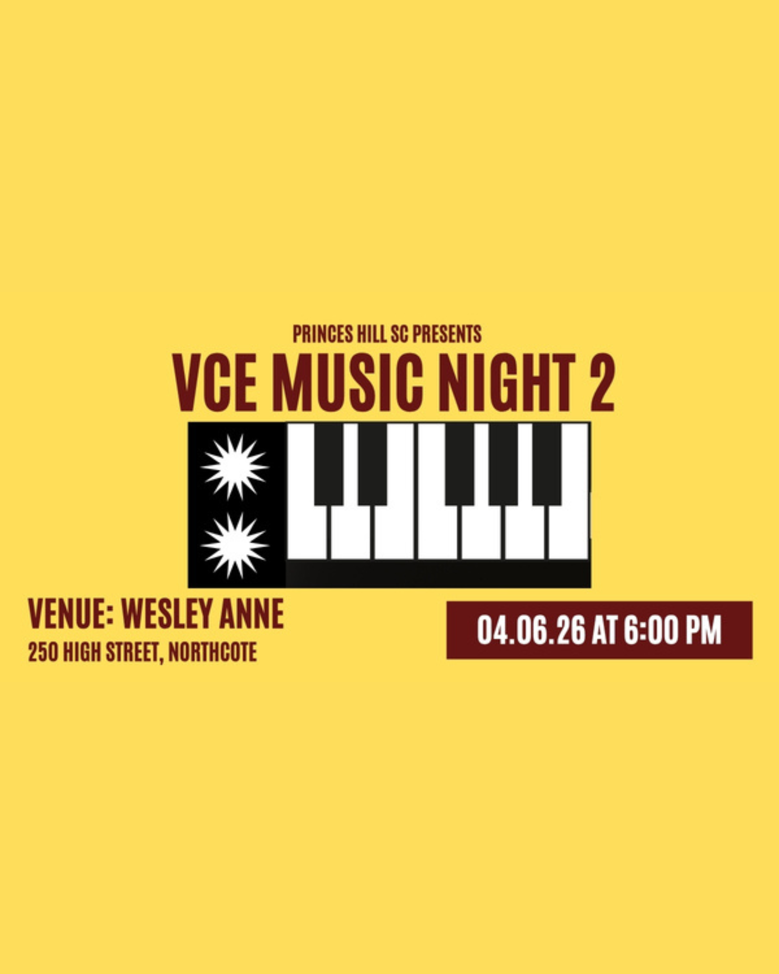 Princes Hill Secondary - VCE Contemporary Night #2