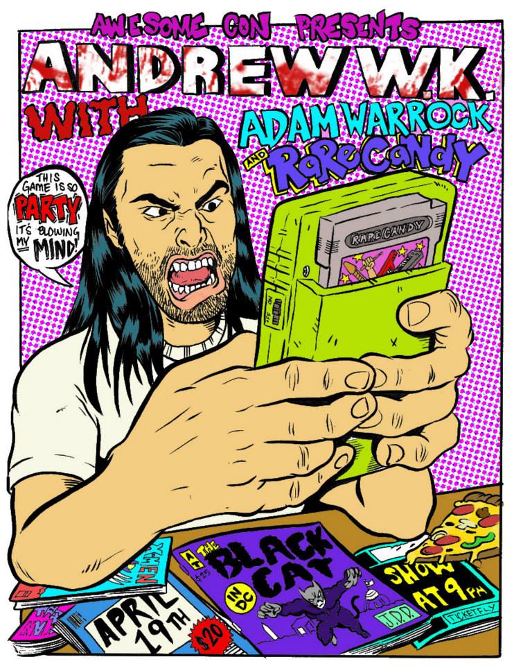 Andrew WK show poster