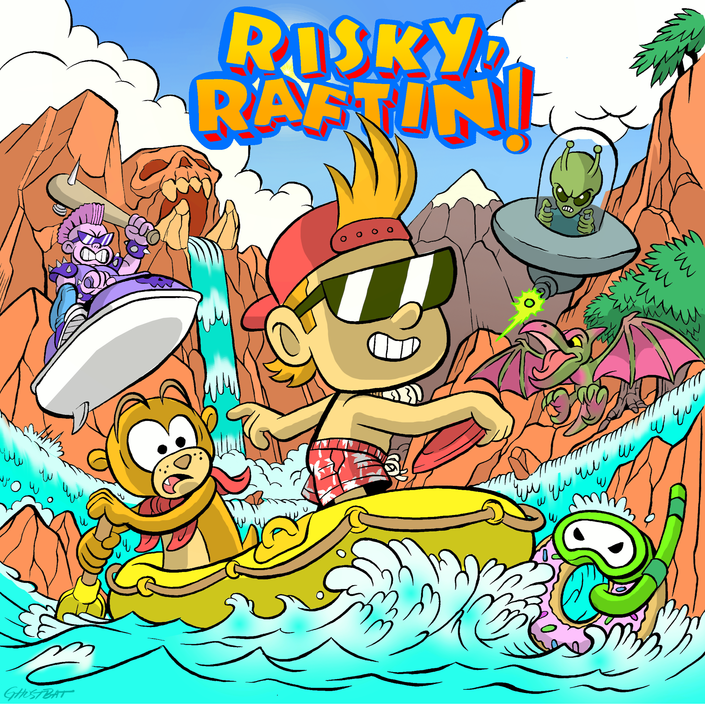 Album Cover - Risky Raftin'