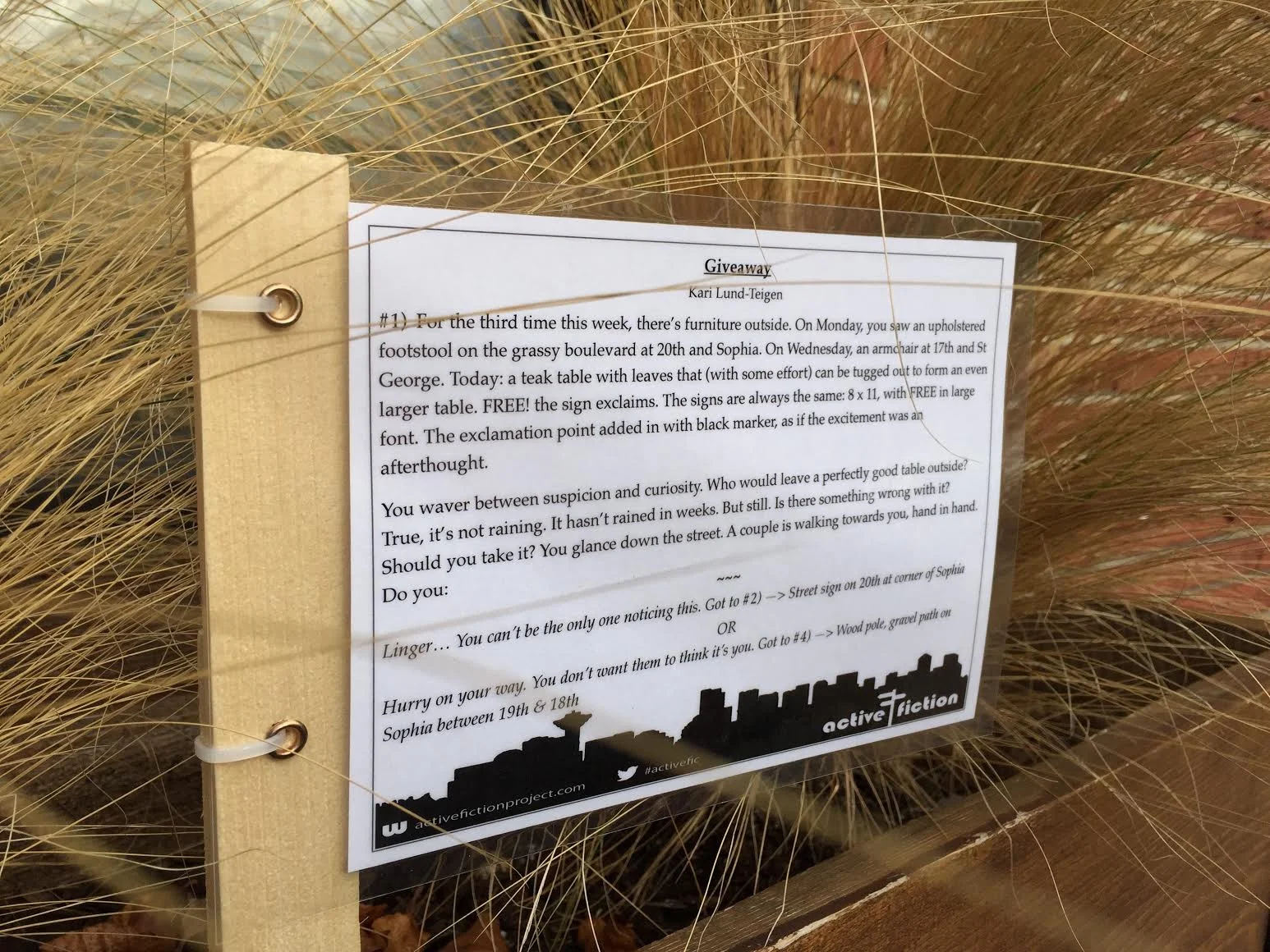 Active Fiction Project