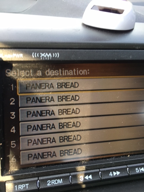 GPS log. Clear evidence that I drove across country. No, this is not a joke.