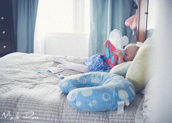 Charlotte taking a siesta.