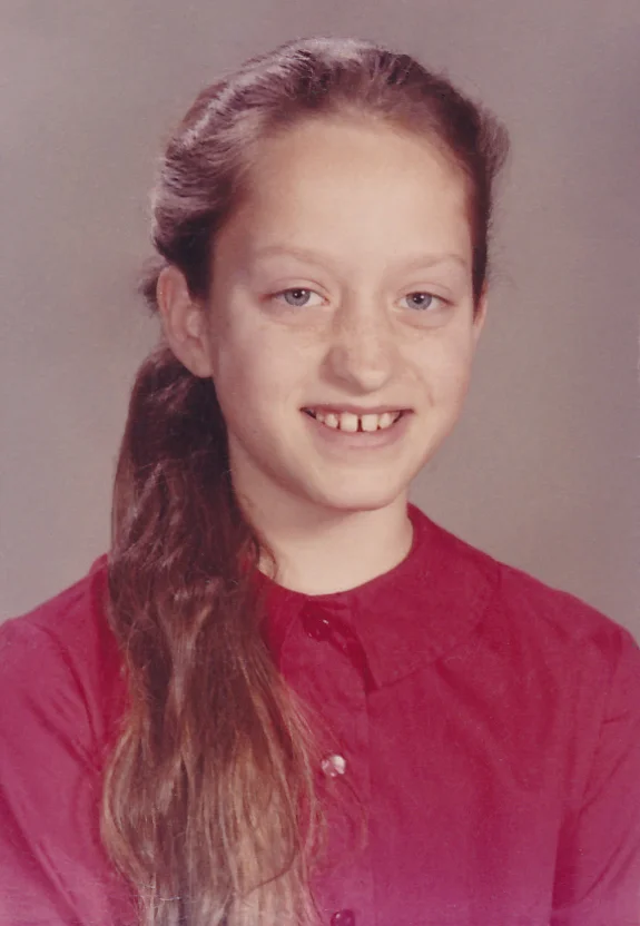 One of Aunt Betty's school photographs.