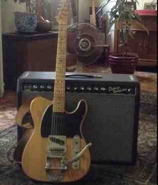 1968 Fender Telecaster & 65' Deluxe acquired  in 1972 courtesy of Michael Latoski.jpg