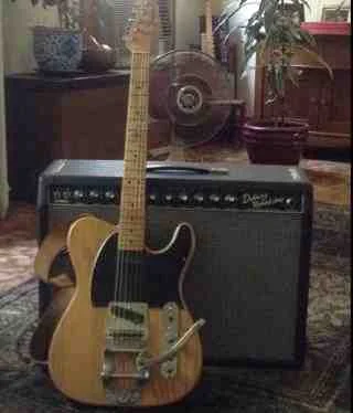 1968 Fender Telecaster & 65' Deluxe acquired in 1972 courtesy of Michael Latoski.jpg