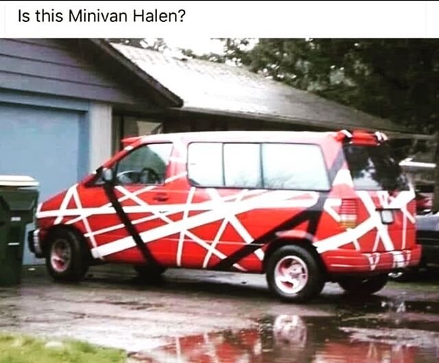 Minivan Halen.
.
#vanhalen #vanhalenfan #eddievanhalen #evh #guitarist #guitarplayer #rockstar #guitar #electricguitar #guitarlife