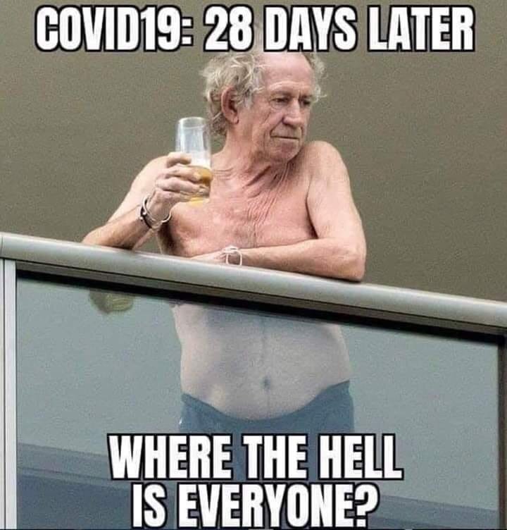 Keith Richards after COVID-19 