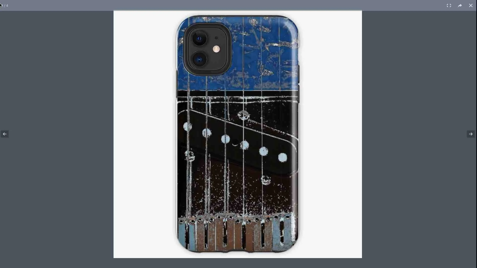 BLUE ACID TELE iPHONE CASE