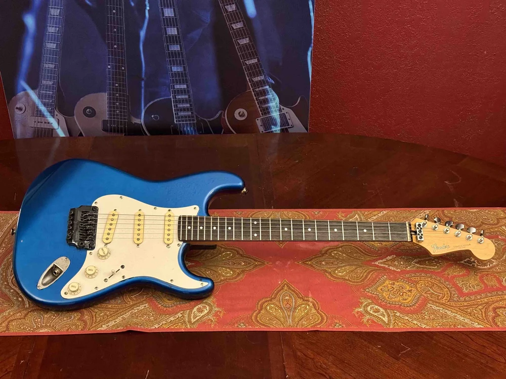 1985 Lake Placid Blue Fender Made in Japan Stratocaster for Sale  