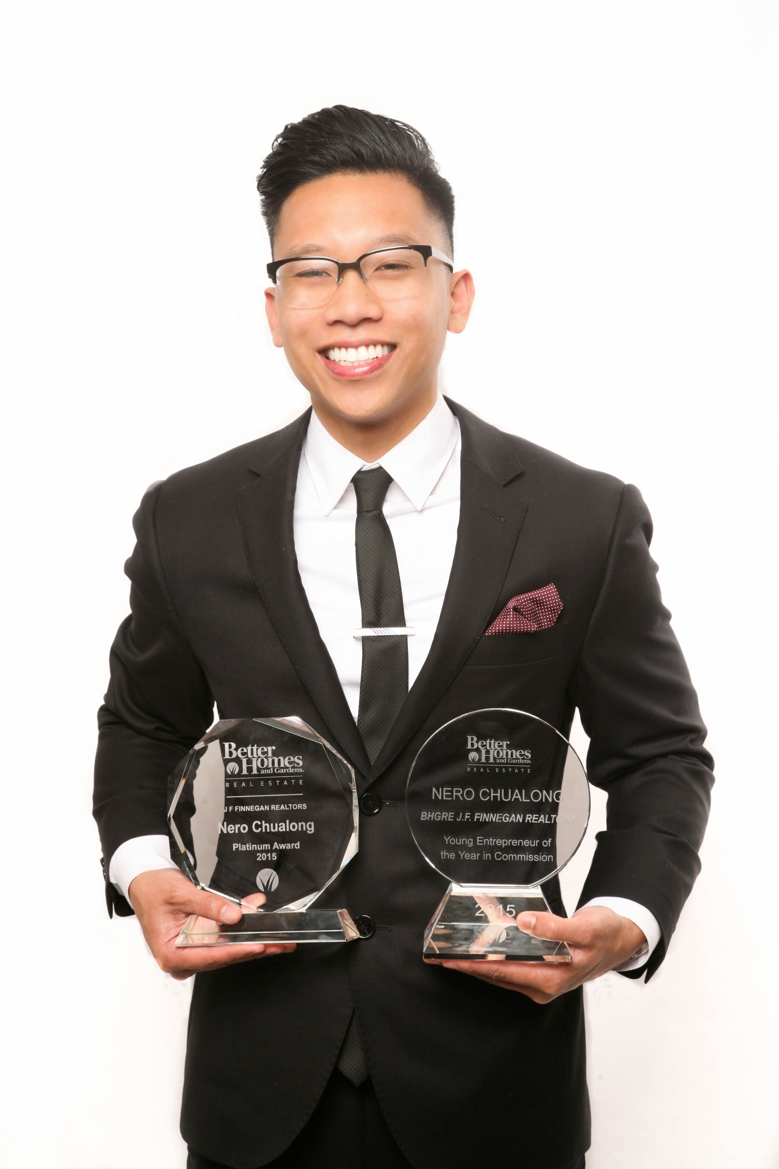 BETTER HOMES & GARDENS PLATINUM AWARD & NATIONWIDE BHG 'YOUNG ENTREPRENEUR' AWARD 2015