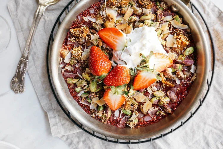 Strawberry Crumble