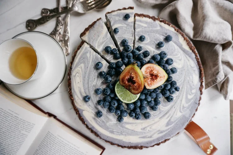 Blueberry Marble Tart