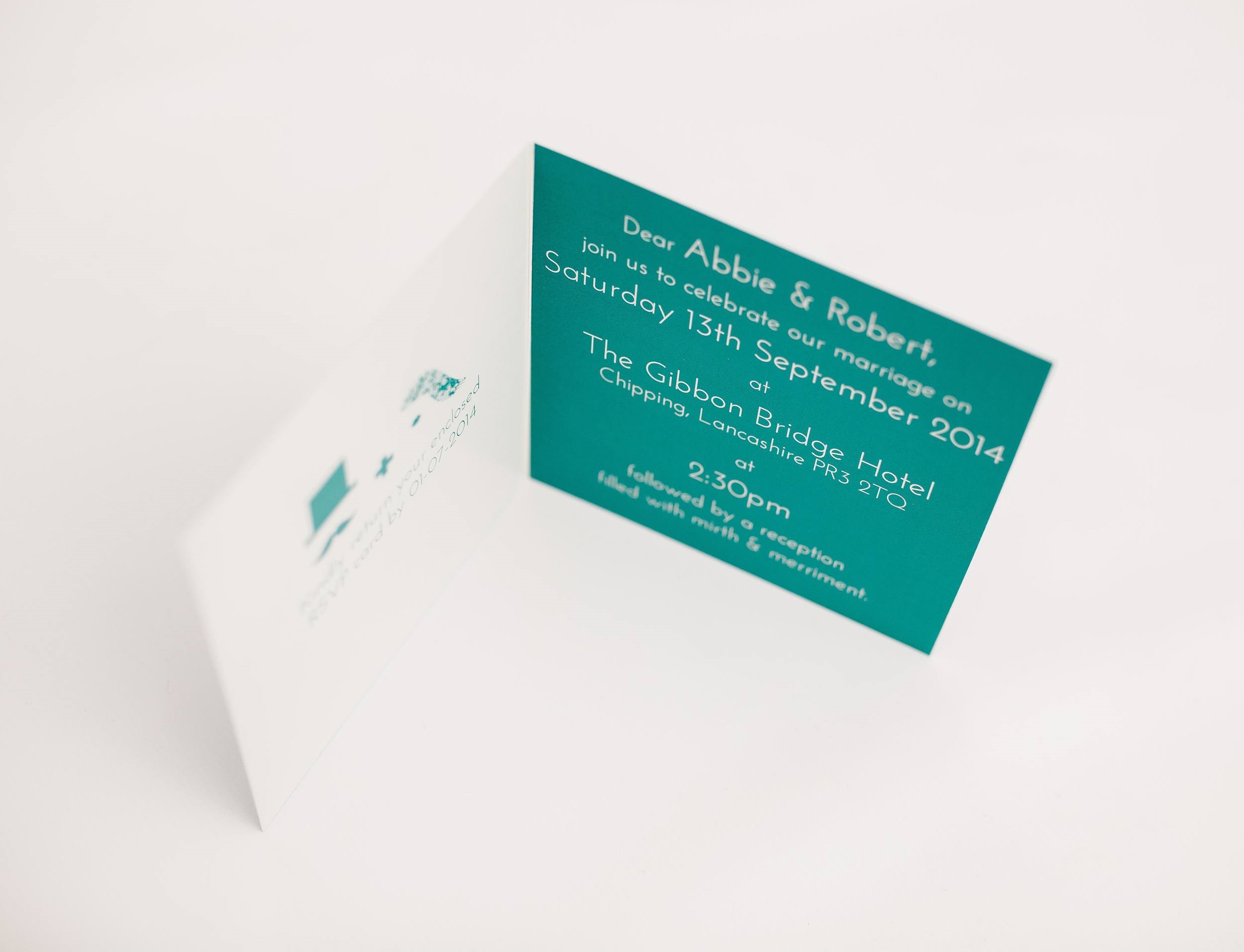 North Folded Invitation Interior