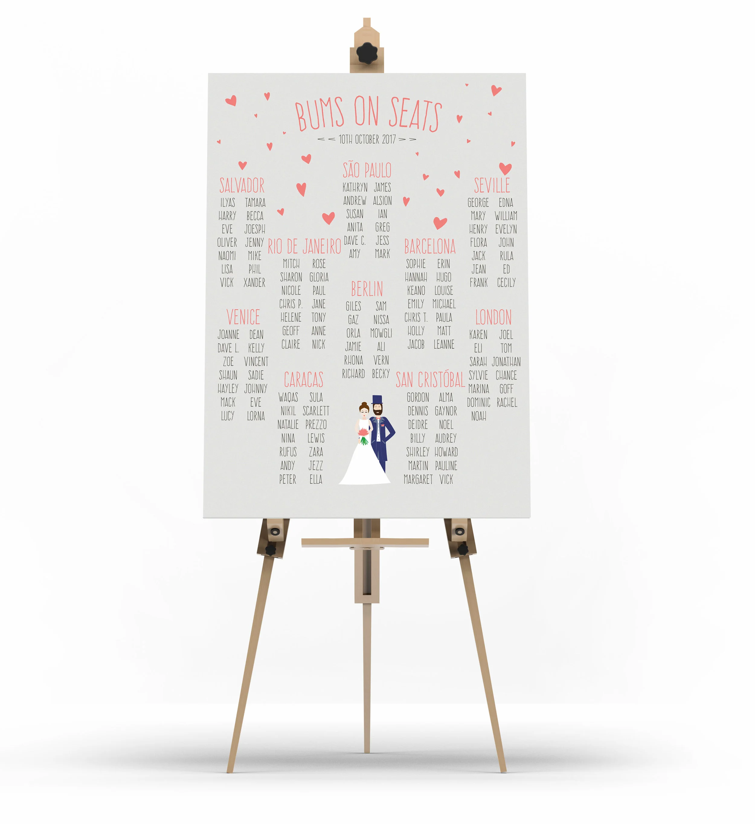 Hipster Range Table Plan